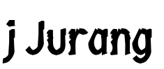 j Jurang Font Image