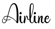 Airline Font Image