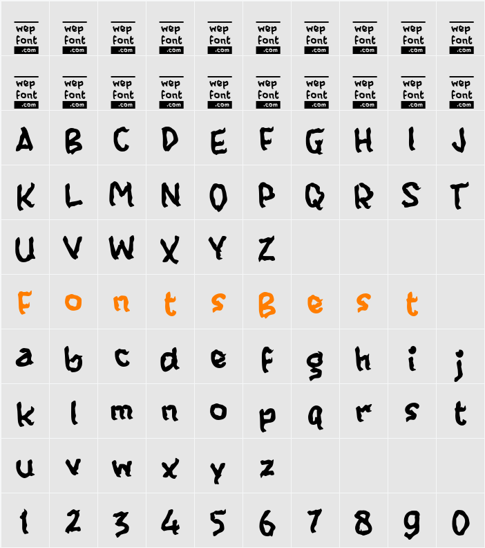 Obena Character Map