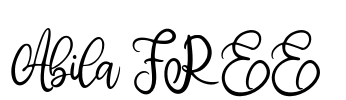 Abila FREE Font Image