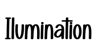 Ilumination Font Image