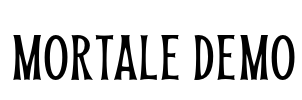Mortale Demo Font Image