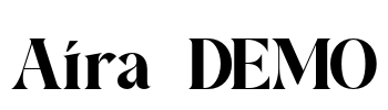 Aira DEMO Font Image