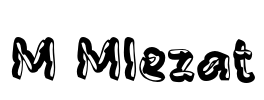 M Mlezat Font Image