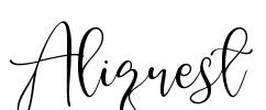 Aliquest Font Image