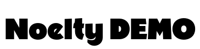 Noelty DEMO Font Image