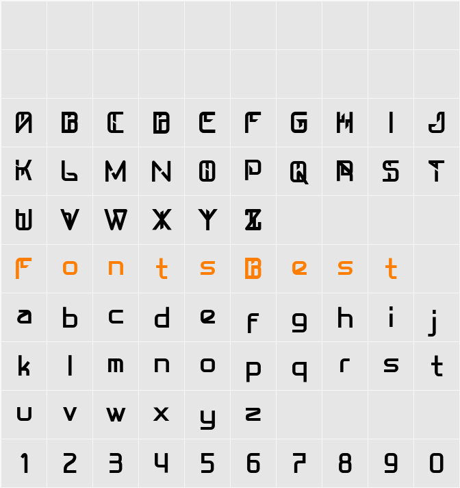 GalacticForce Demo Character Map