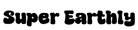 Super Earthly Font Image