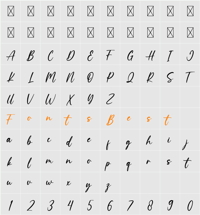 Alone Character Map