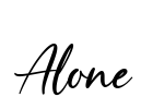 Alone Font Image