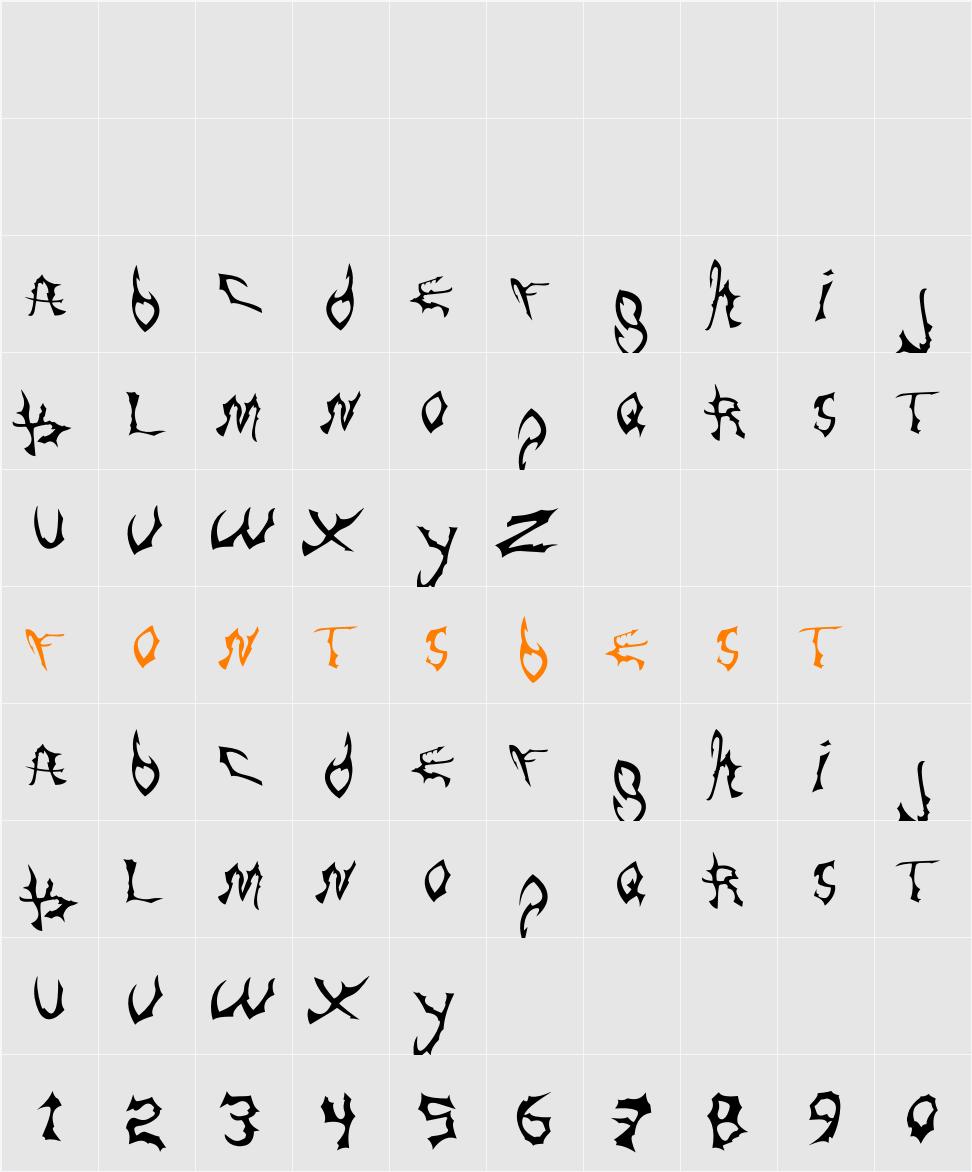 Reaver Character Map
