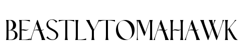 BeastlyTomahawk Font Image