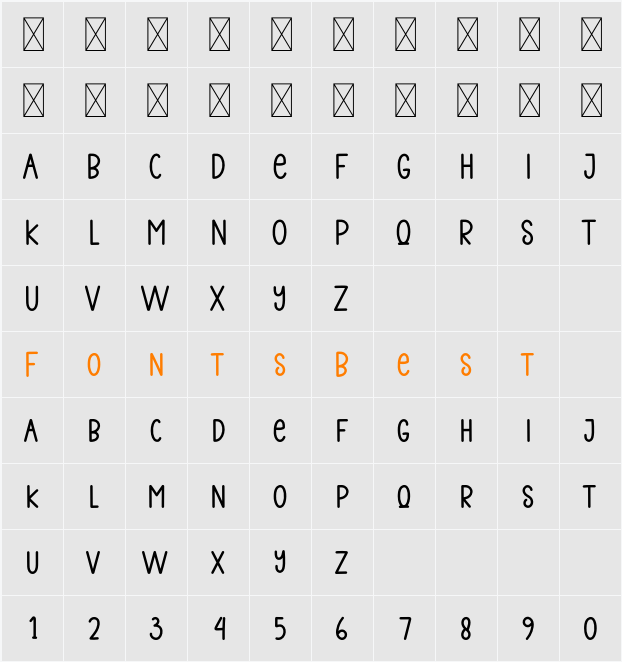 Relax Character Map