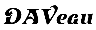 DAVeau Font Image