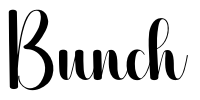 Bunch Font Image