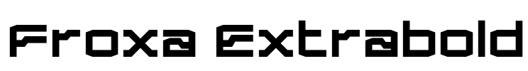 Froxa Extrabold Font Image