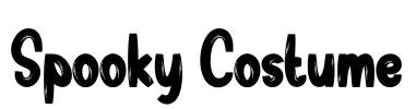 Spooky Costume Font Image