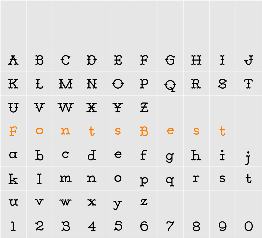 Vecinita Free Trial Character Map