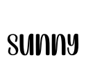 Sunny Font Image