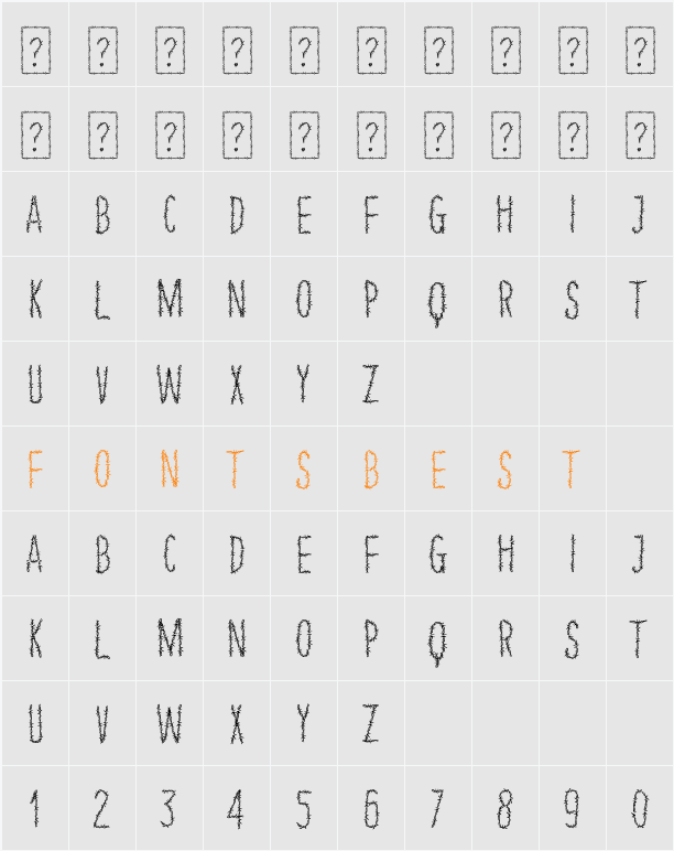 Block Border Character Map