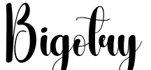 Bigotry Font Image