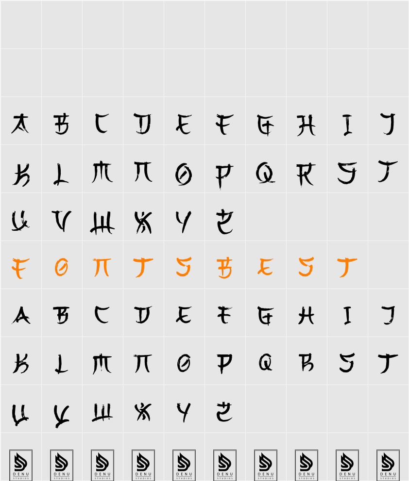 Yoru Kaze Character Map