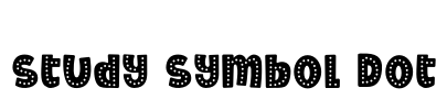 Study Symbol Dot Font Image
