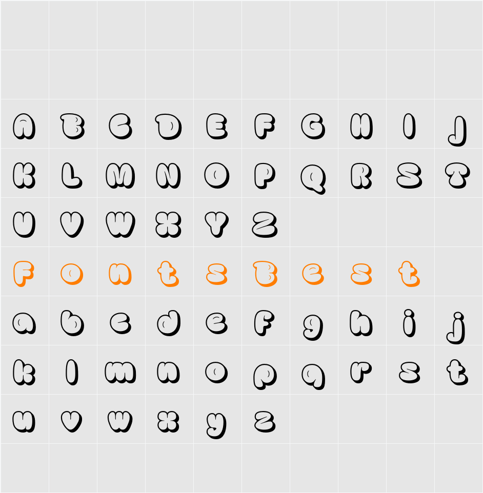 Busky 3D Demo rudeRight Character Map