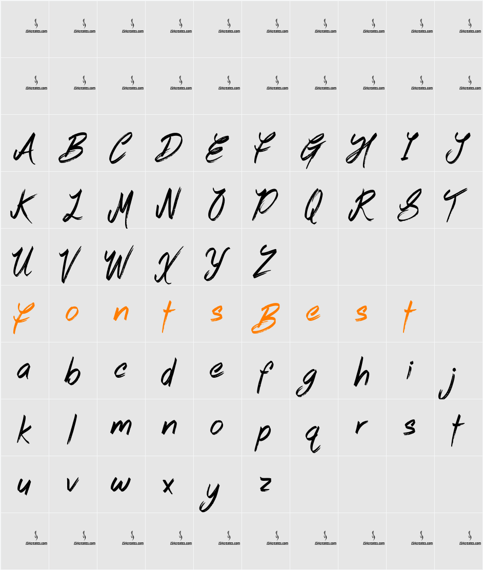 Always Maybe Character Map