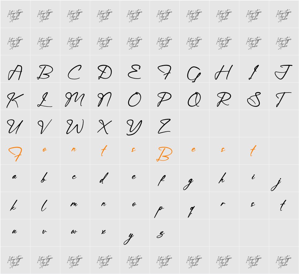 Michaello Refflection DEMO VERS Character Map