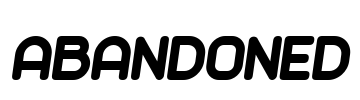 Abandoned Font Image