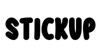Stickup Font Image