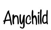 Anychild Font Image