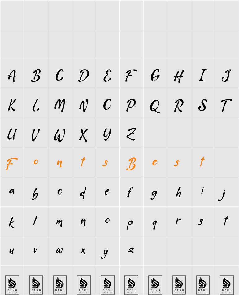 Mify Time Character Map