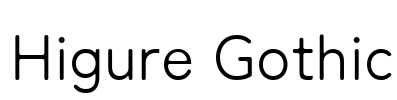 Higure Gothic