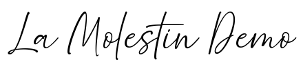 La Molestin Demo Font Image