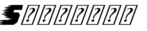 Speedway Font Image