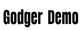 Godger Demo Font Image