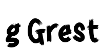 g Grest Font Image