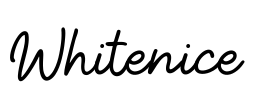 Whitenice Font Image