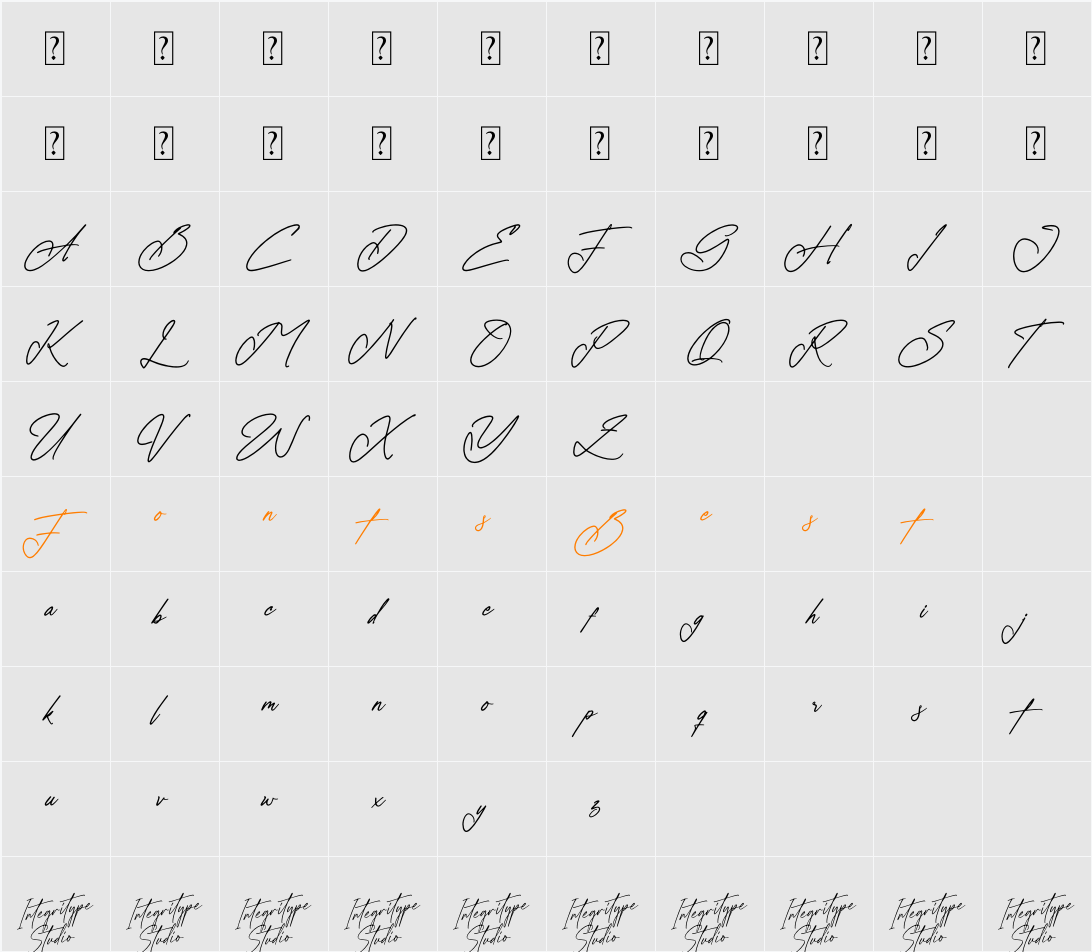 Salvatores DEMO VERSION Character Map