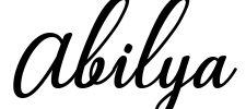 Abilya Font Image