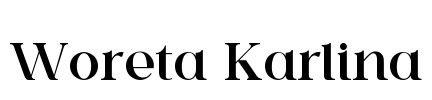 Woreta Karlina Font Image