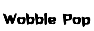 Wobble Pop Font Image