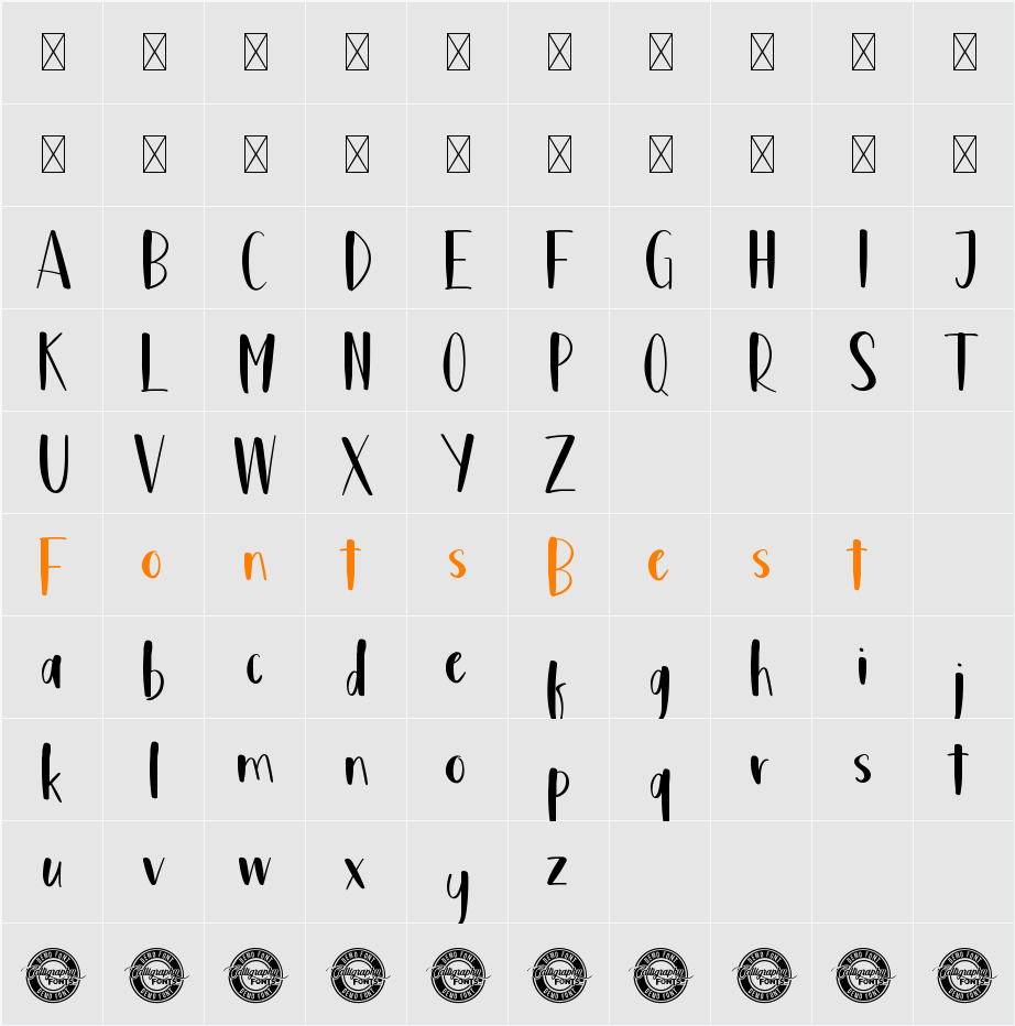Biscuit Cereal Demo Character Map