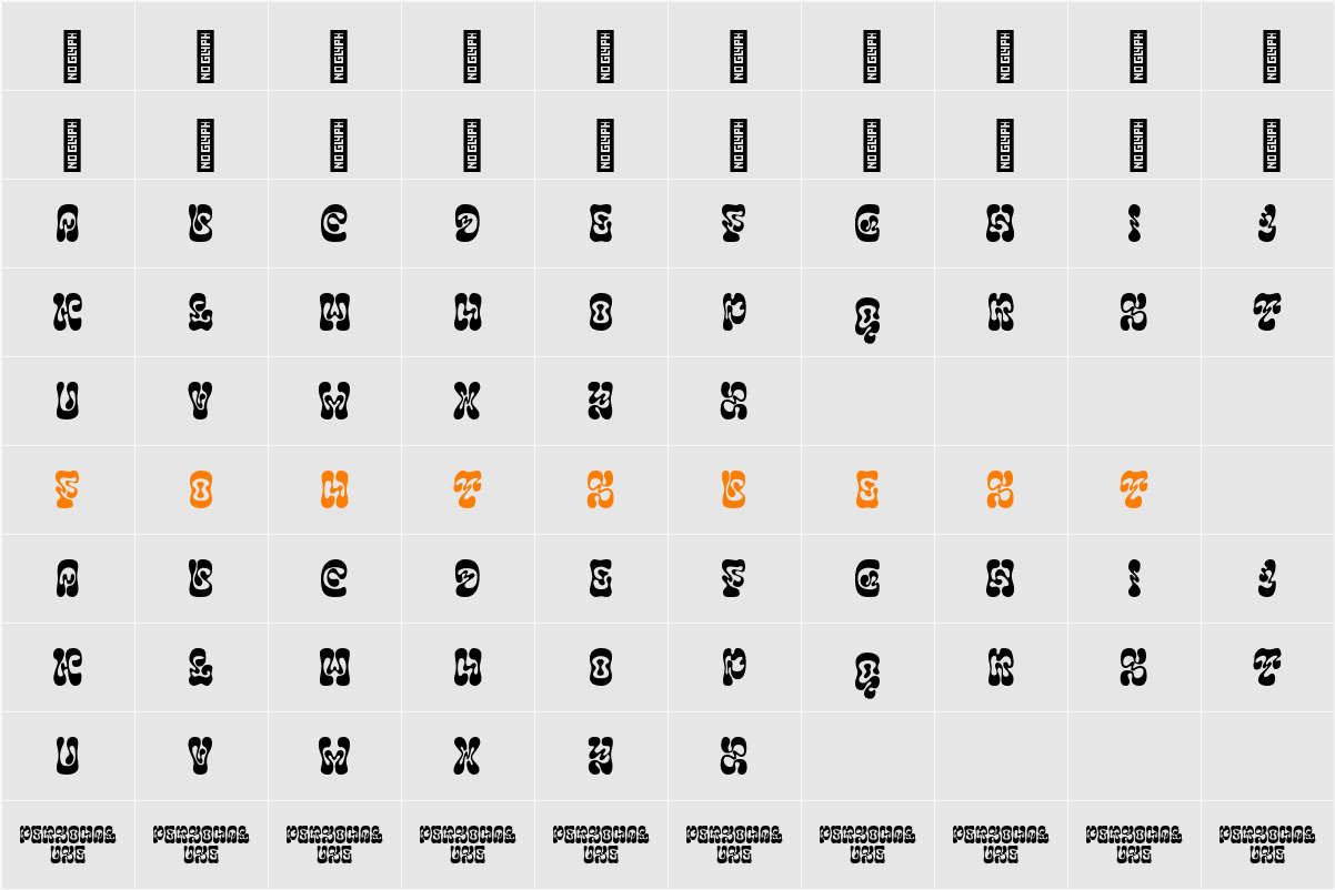 Smile Power Personal Use Character Map