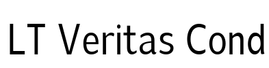 LT Veritas Cond Font Image