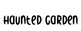 Haunted Garden Font Image