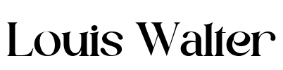 Louis Walter Font Image