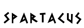 Spartacus Font Image